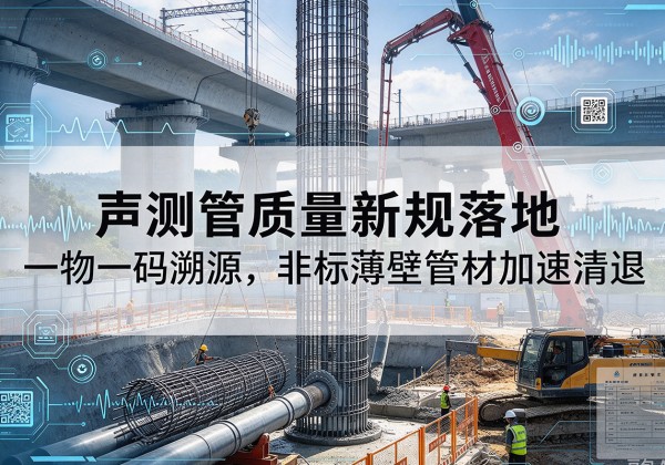 江阳声测管质量新规落地，一物一码溯源，非标薄壁管材加速清退
