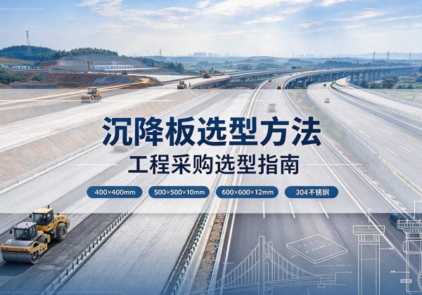 江阳沉降板选择方法